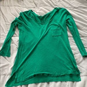 American Eagle Long Sleeve Green Tee